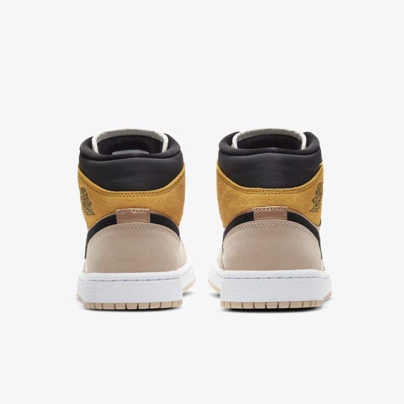 Jordan 1 best sale mid bronze toe